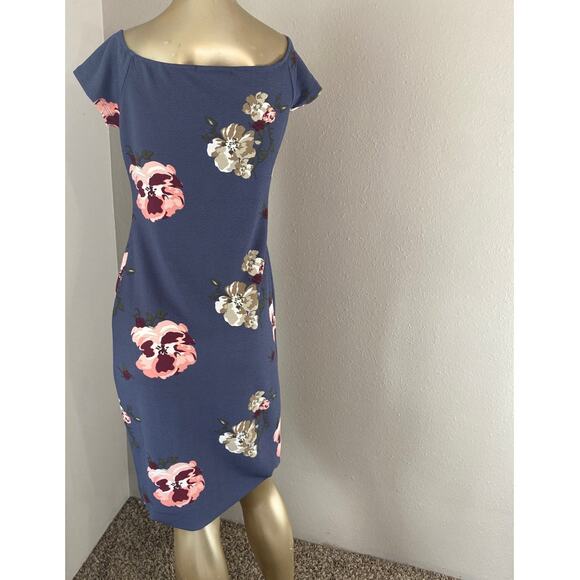 Brat Star Short Sleeve Floral Large Y2K 90S Style Midi Dress - Picture 4 of 7